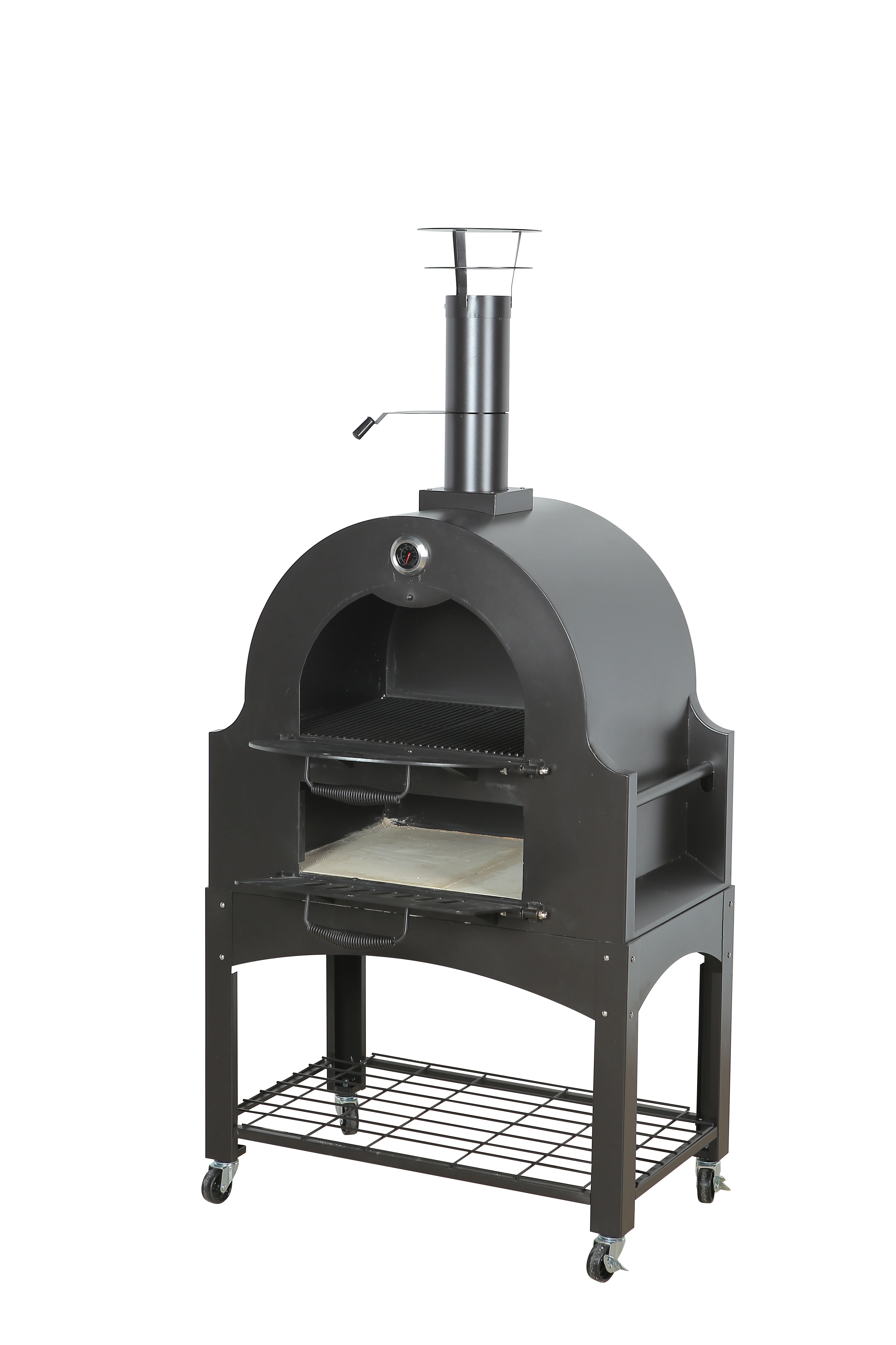 Charcoal Wood Fired Outdoor Pizza Oven Big Design Buy Pizza Oven Temperature Gauge And Cleaned