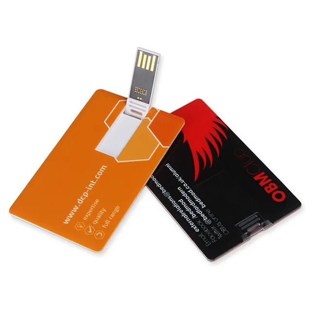 Plastic credit pendrive usb flash drive with full color logo - ANKUX.COM