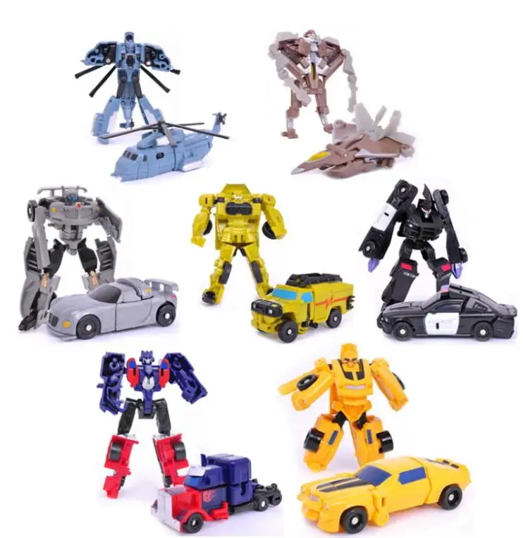 7pcs/lot  Sideswipe Robot  DIY educational car kit action figures avenger marvel boys toys set brinquedos model for the children