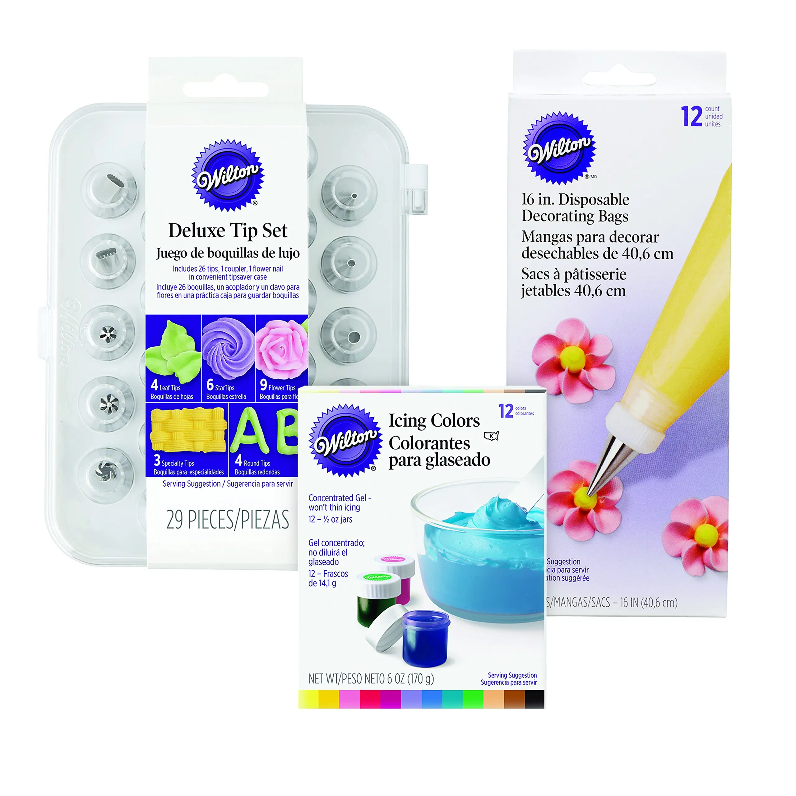 wilton cake decorating tools set