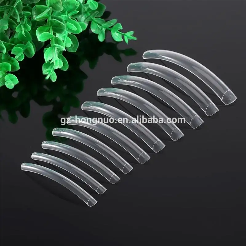 

100Pcs Clear Special Long Salon False Nail Tips FT032