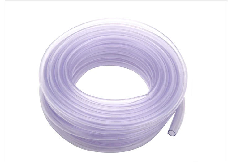 plastic clear braided hose tube purple manguera pvc transparent hose