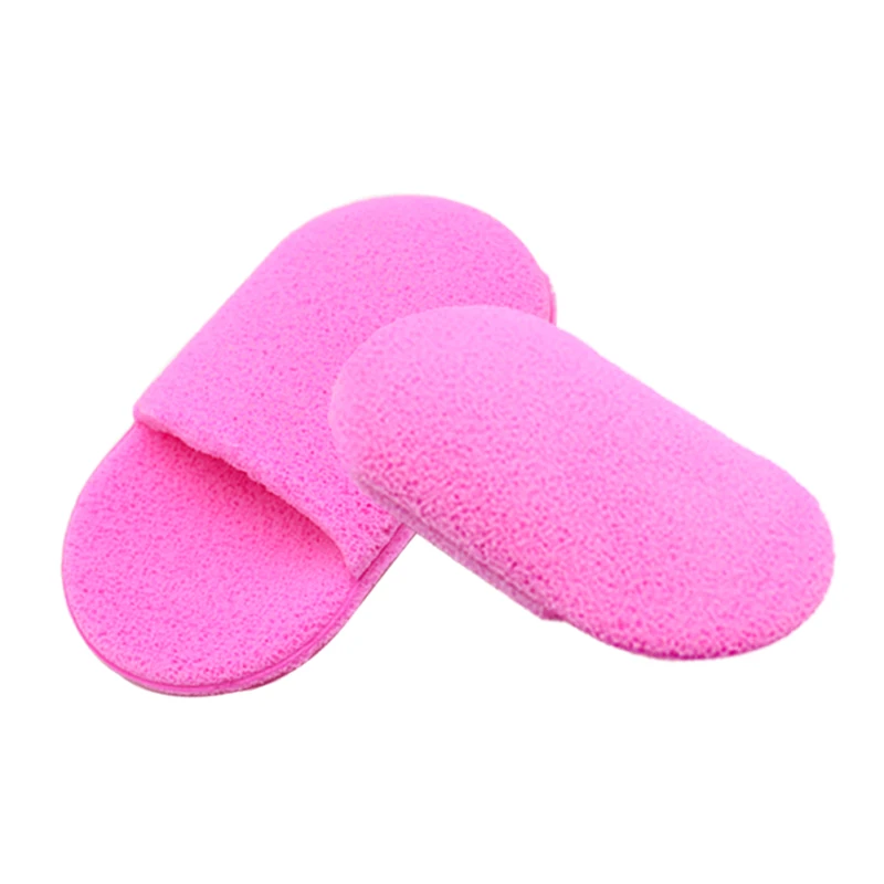 Easy Carrying Finger Makeup Remover Sponge For Facial Cleansing Sponge