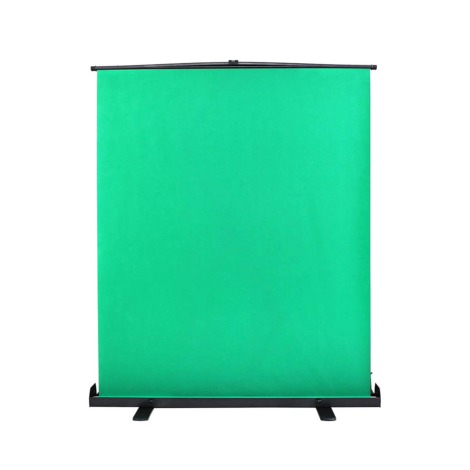 Auto-Locking Air Cushion Frame Emart Green Screen Solid Safety Aluminium Base Collapsible Chromakey Panel for Photo Backdrop Video Studio,Portable Pull Up Wrinkle-Resistant Greenscreen Background