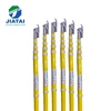 3.8m 3 Sections High Voltage Fiberglass Insulated Telescopic Hot Stick