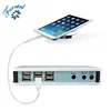 6 Ports USB Hub Mobile Phone Anti Lost Alarm Security Device, Tablet PC Anti-Theft Display Host with Remote Control