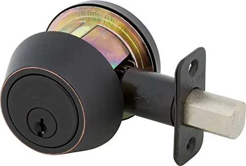 Edge Oil Rubbed Bronze Delaney Hardware 210S-US10BE-G2-Double CALLAN2 Deadbolt Double Cylinder
