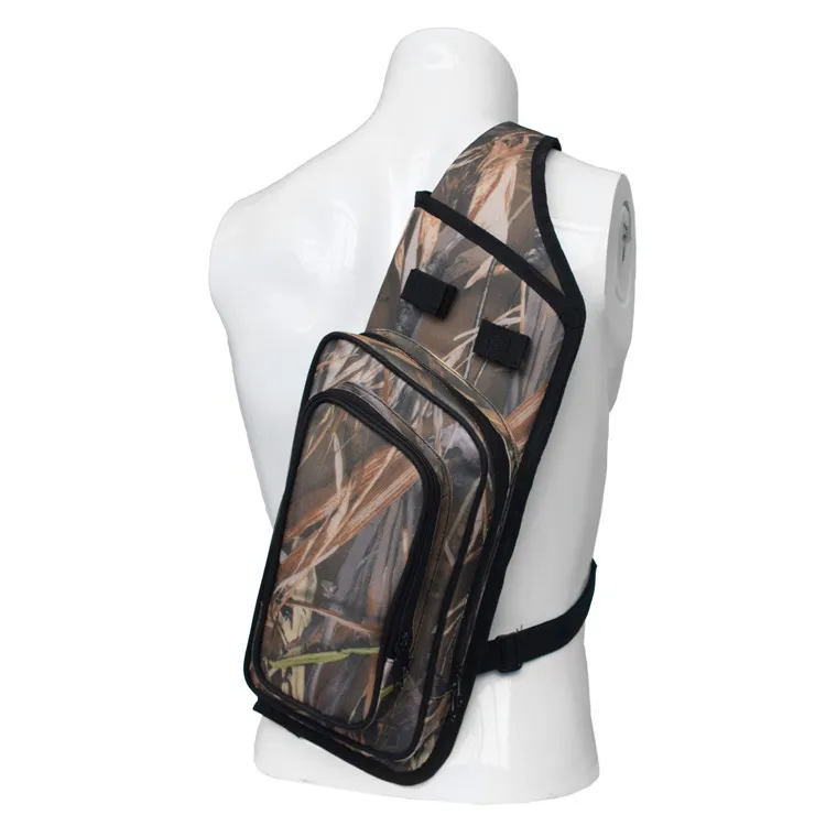 

Light Weight Camouflage Shoulder Archery Arrow Quiver Bag for Hunting Training and Target Pratise, Black, camo1, camo2