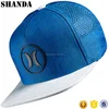 punching flat bill snapback hats offset point custom sports cap