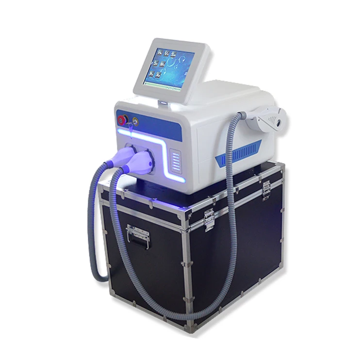 

double handle OPT SHR Hair removal machine