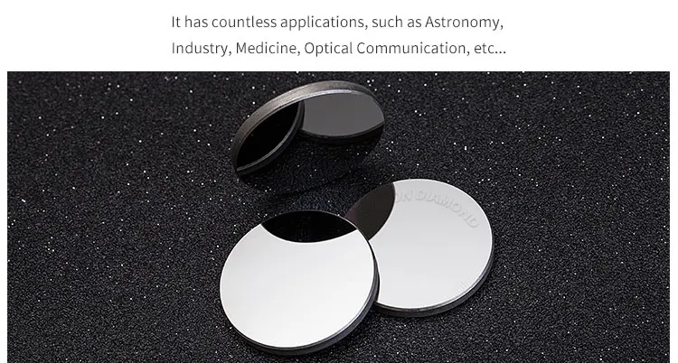 20 25 30 38.1mm Mo Co2 Laser Reflect Laser Cut Acrylic Mirror