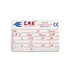 Customized diamond cutting increase the visual impact custom metal plaque
