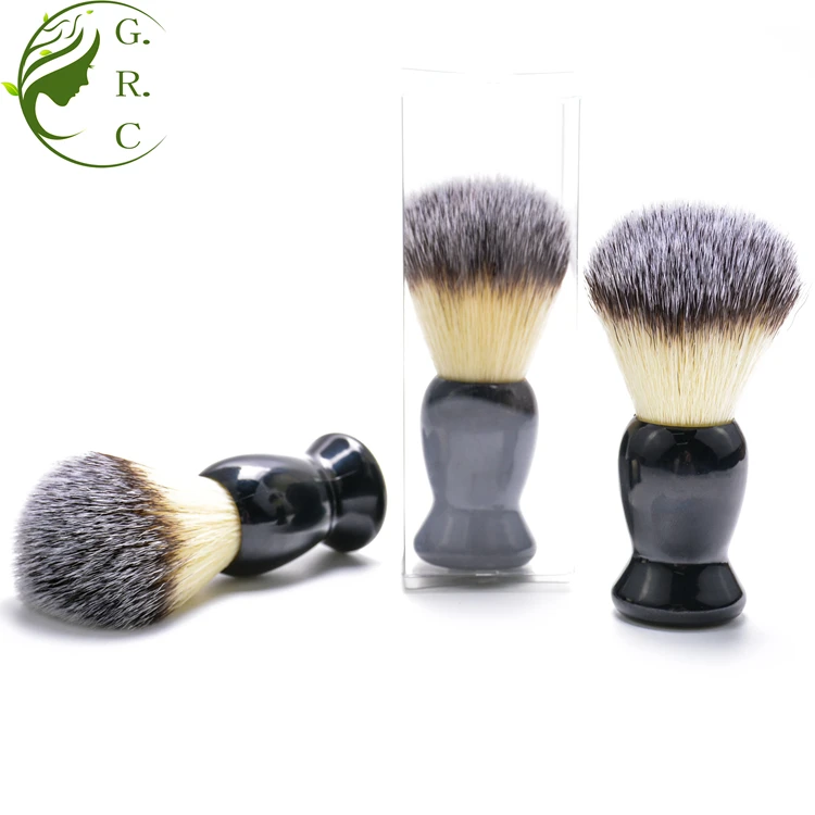

Wholesale Private Label Synthetic Vegan Boar Shaving Cream Brushes Knots Bulk Mens Plastic Handle Badger Hair Shaving Brush, Customized