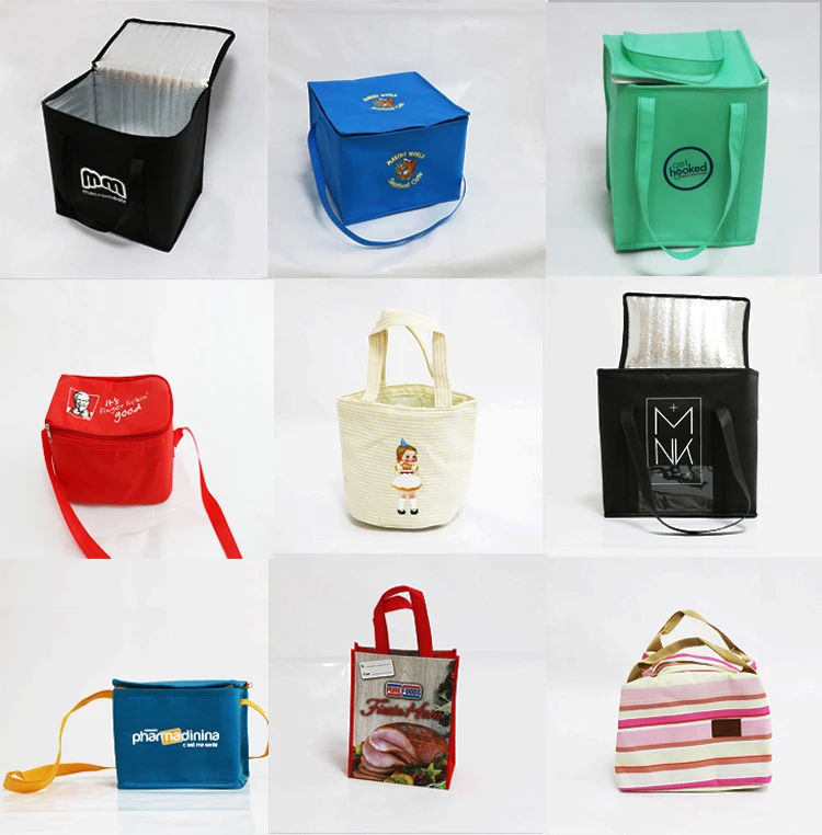Custom Lunch Food Insulated Cooler Bag Polyester