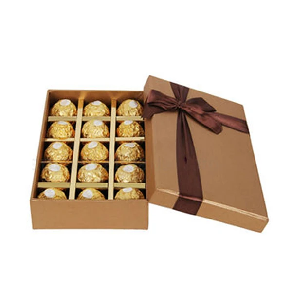 Luxury Presentation Custom Made Eco-Friendly Wholesales Print Paper Chocolate Packaging Gift Box