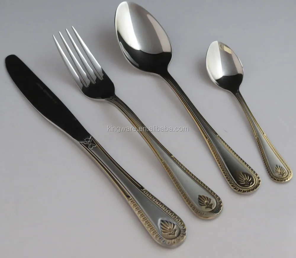 New Products Wedding Gifts For Guests Dinnerware Sets Gold Plated