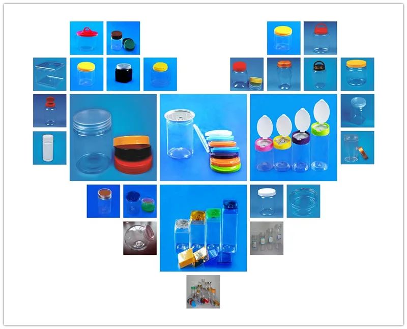 Clear Pet Plastic Bottles With Aluminum Screw Cap Buy Food Grade