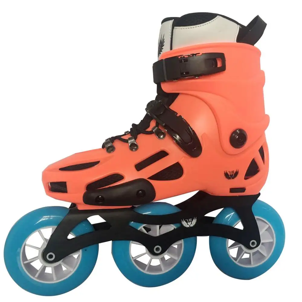 

big wheel roller powerslide inline speed roller skates baue land roller inline speed skating boot skates for sale