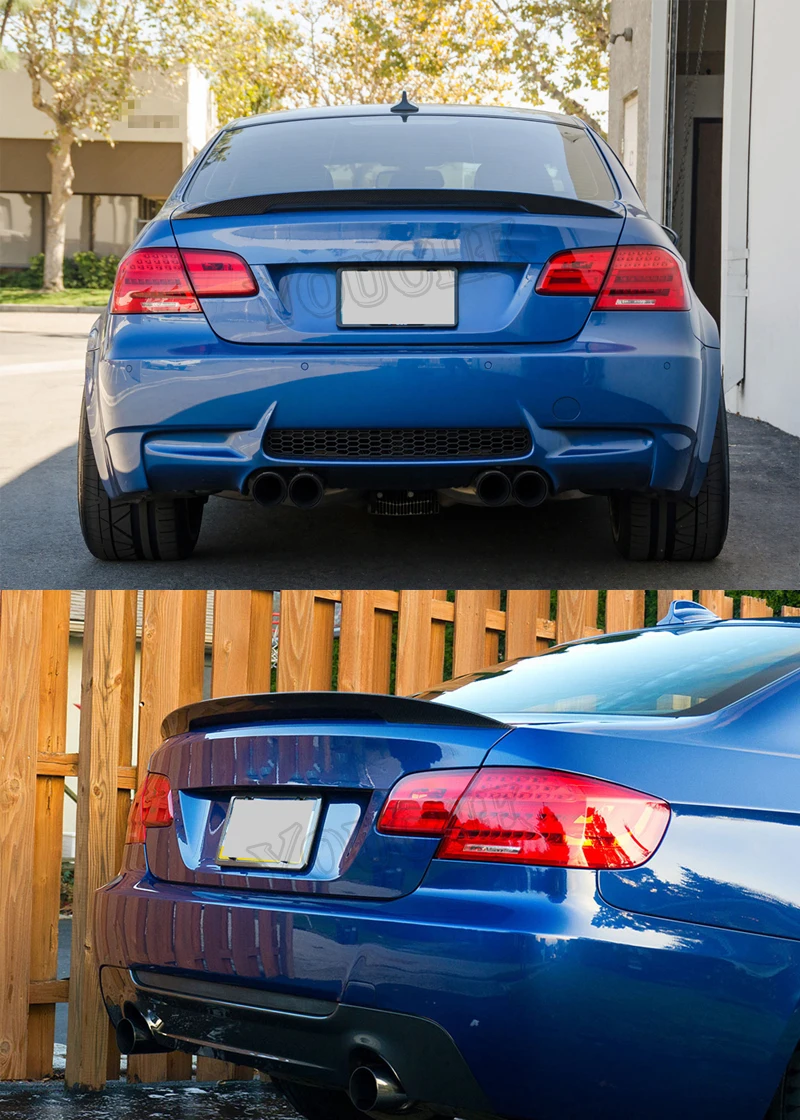 Performance Style Carbon Fiber Rear Spoiler For Bmw 3 Series E92 M3 2