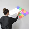 Multicolour 6pcs/set DIY Touch Sensitive Sensor Hexagonal Wall Lamp Creative indoor Decoration led Quantum Lamp night light