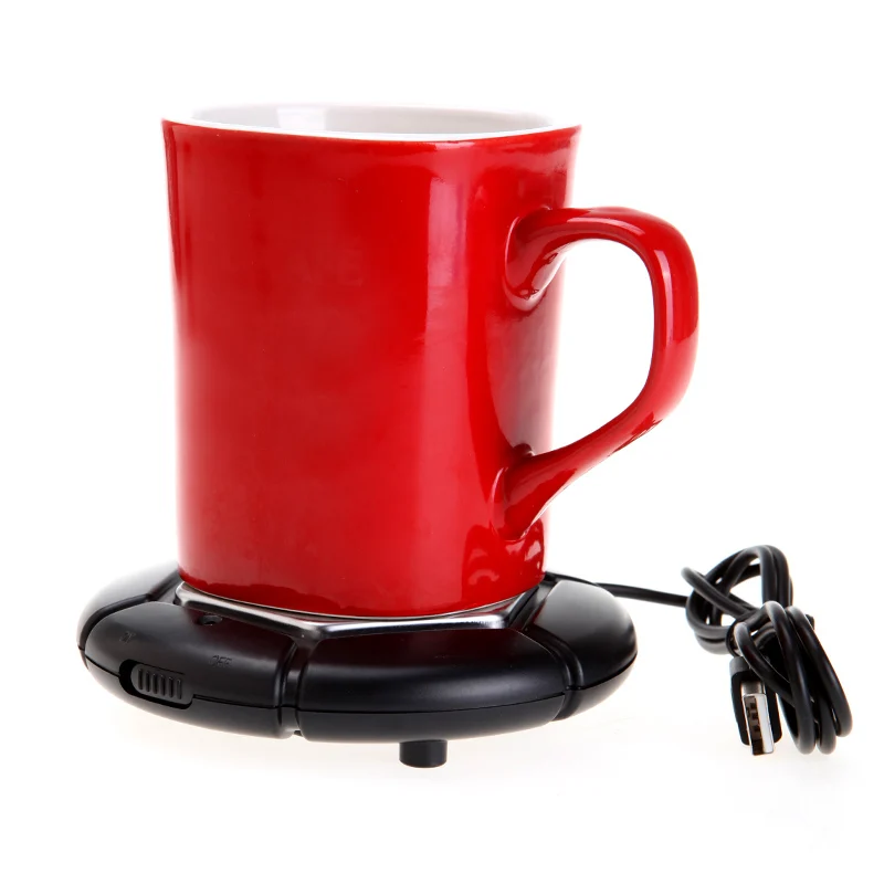 New Arrival Portable USB Electronics Gadgets Novelty Item Powered Cup Mug Warmer Coffee Tea Drink USB Heater Tray Pad