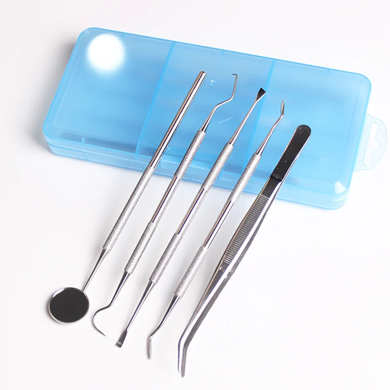 

Connie Cona plaque remover tooth scraper dental mirror stainless steel dentist tool kit, Custom colors