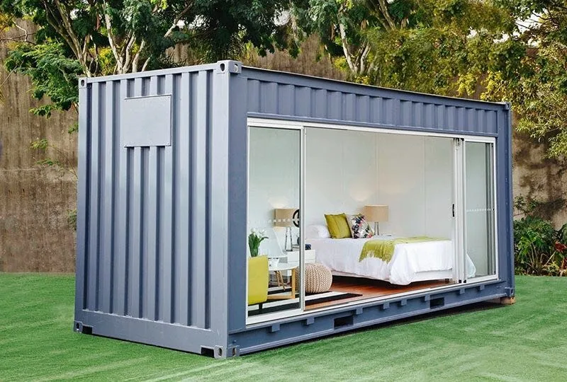 中国现代组装生活移动房子集装箱住宅预制房子