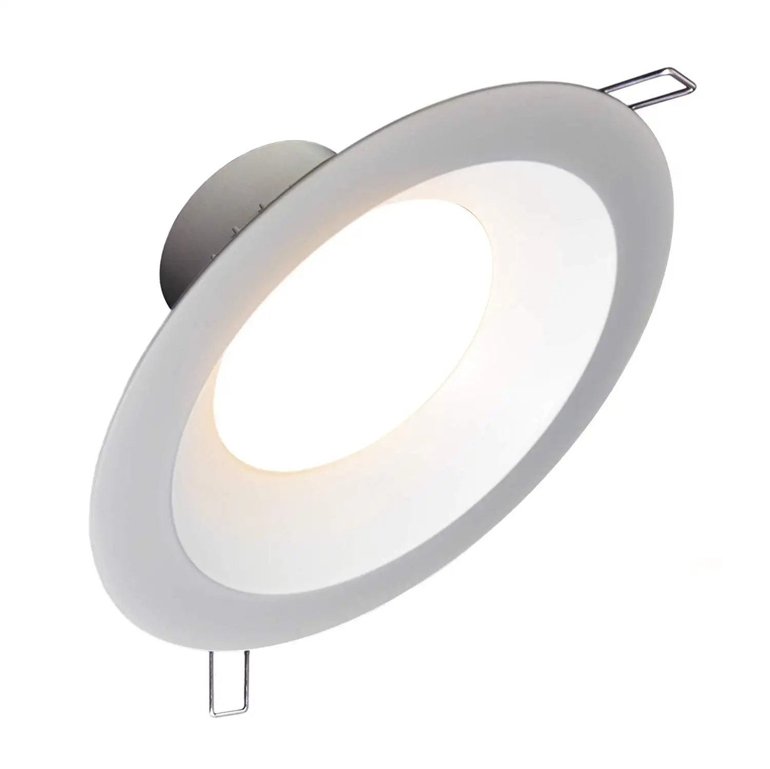 8" Inch (Canless Retrofit Module) LED Downlight 30W; 120-277V; Dimmable at 120V; 2500 Lumens; Round Lens; Intertek & Energy Star Listed; 5 Year Warranty (Warm-White 3000K)