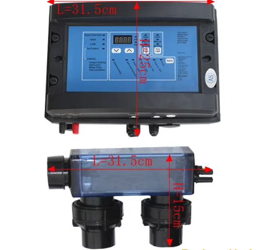 

Australian approval control water flow salt water pool chlorinator