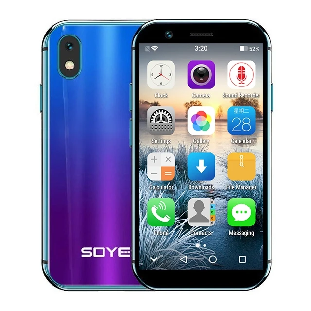 

Dropshipping SOYES XS 3GB 32GB 3.2 inch Dual SIM Bluetooth WiFi GPS 4G Smart phone Support Google Play