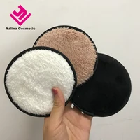 

Extra-softness Microfiber Cotton Face Cleansing Makeup Powder Remover Wipes Sponge Puff