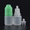 e liquid normal tip 5 ml dropper bottle with childproof cap PE plastic bottle 5ml