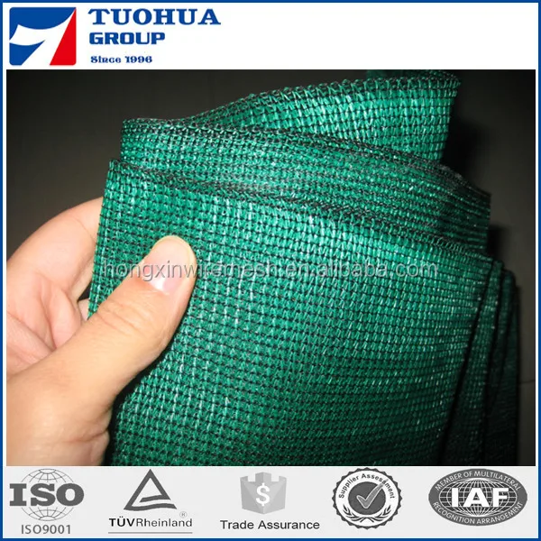 3 X 50m Pe Coated Hdpe Waterproof Outdoor Shade Fabric / Sun Shade Netting Green Or Blue Buy