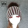 Factory direct sales fashion winter warm women bean fur balls