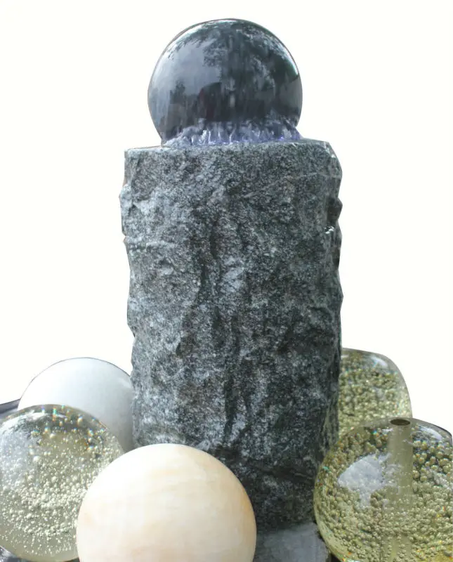 
Garden Granite Stone Spinning Water Ball Fountain 