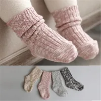 

Baby Socks Thick Cotton Kid Toddler Baby Socks Solid Newborn Baby Socks