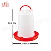 Dealer price tower white water feeder meat drinker plastic waterer manual poultry drinkers for chicken