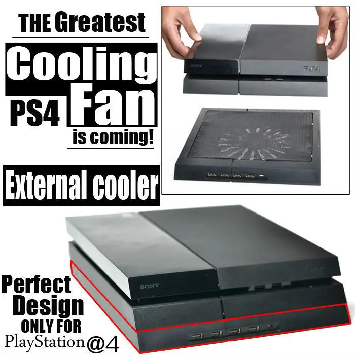 The world's greatest for PS4 external Cooling fan for PlayStation 4 console is coming