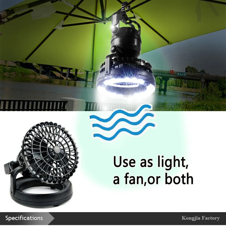 Nhkj Amazon Hot Selling Ultra Bright Led Camping Fan Lantern Light
