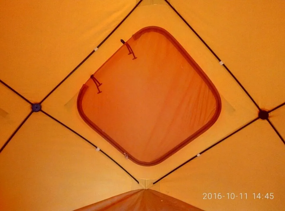 Double Layers Canvas material ice fishing tents