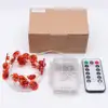 String Lights Pumpkin Shape 13ft 40LEDs Copper Wire Battery-Operated with Remote-8 Modes Timer