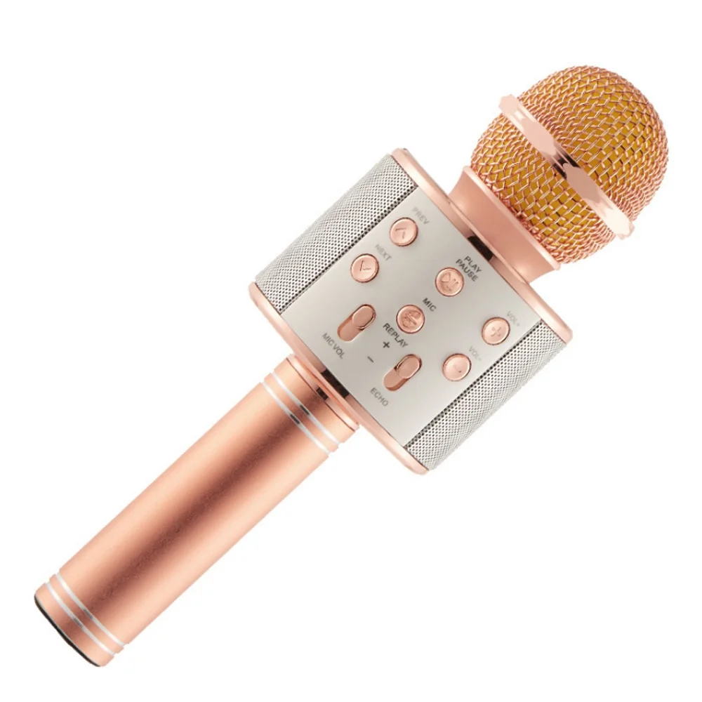 Wholesale Wireless Microphone With Speaker Karaoke Microfoon Mike Mic In Shenzhen