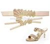 new arrival fashion rhinestone sandal upper accessory