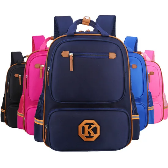 

Hot Sell Child Primary School Student School Bag Backpack, 4colors