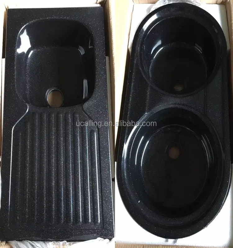 Modern Design Culture Marble Resin Sinks Artificial Stone Acrylic Solid Surface Kitchen Sinks