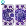 3.5-6.0 inch Customize pu leather mobile phone case universal silicone wallet flip smart cell phone case