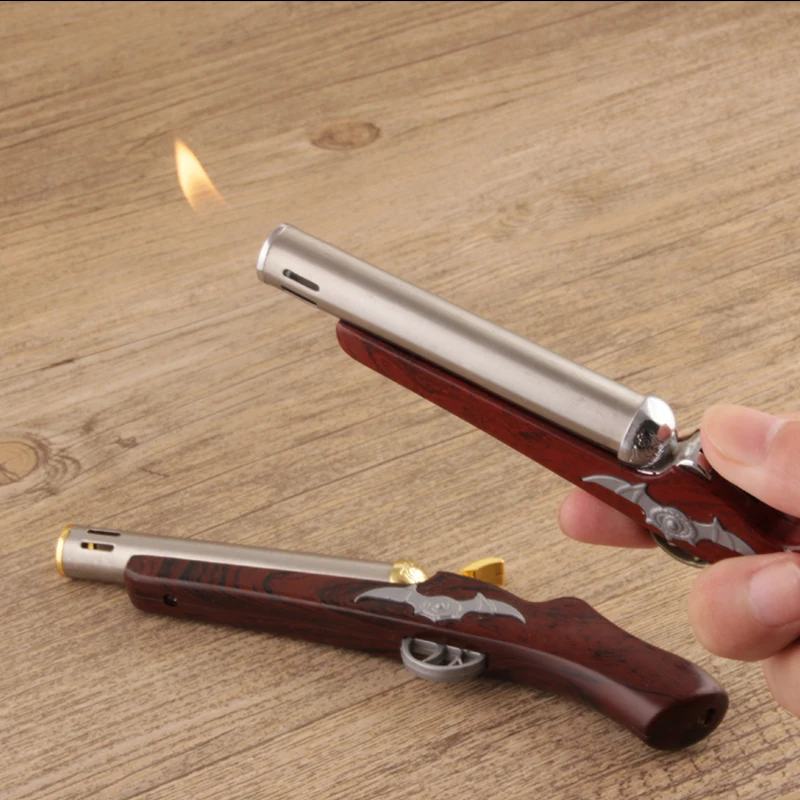 

M9 duankuan bbq butane gun shaped cigar cigarette Gas lighter sanqiao wholesale