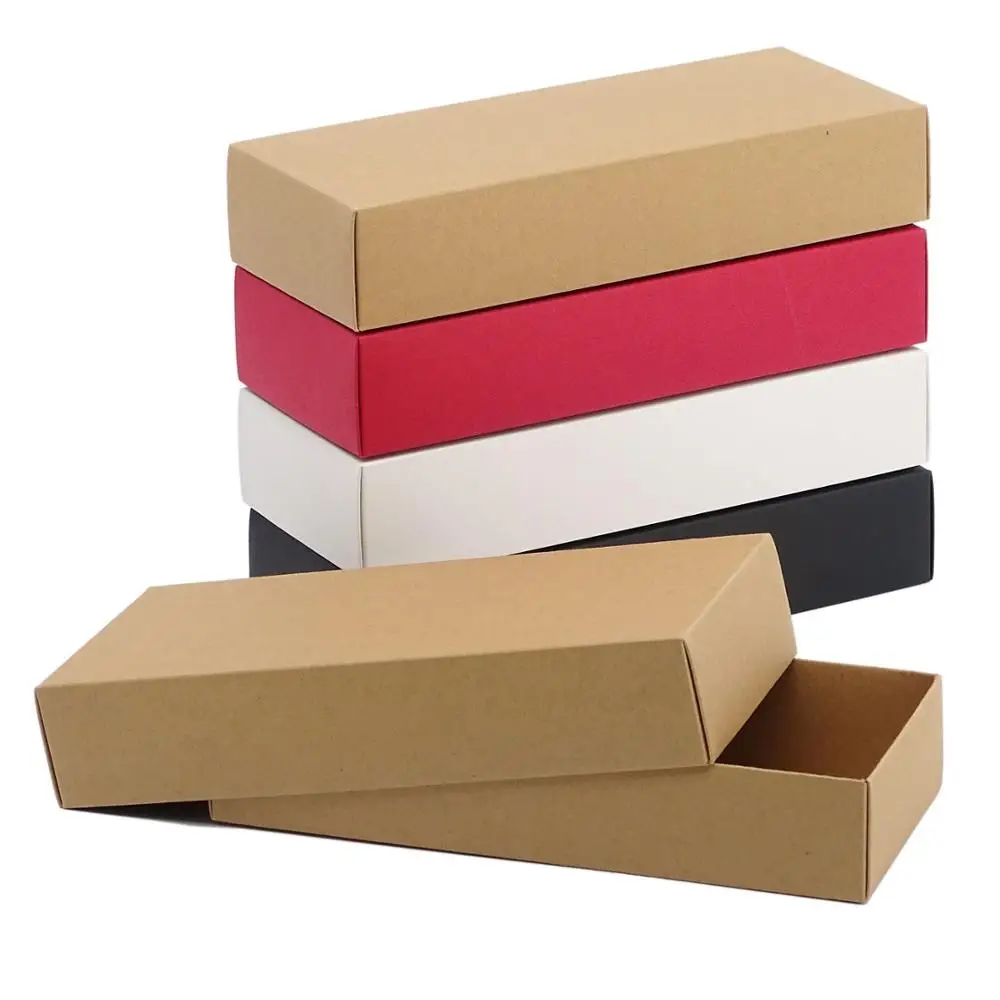 

Kraft Corrugated Packaging Box Brown Plain Small Sizes Shipping Carton Kraft Paper Recyclable Gold Foil Promotion 1000pcs Accept