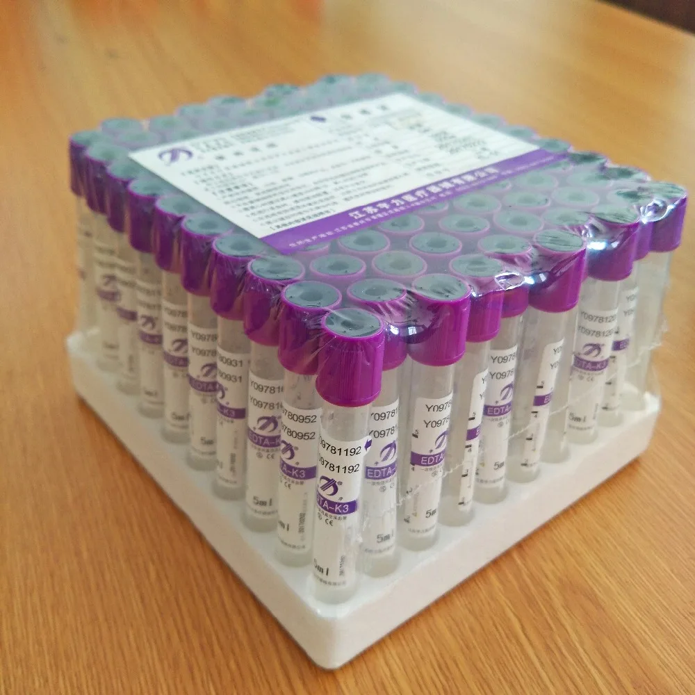 
anticoagulant EDTA K2,K3 vacuum blood collection tubes 