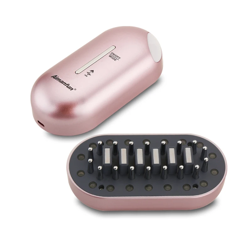 

laser hair growth Comb Home Hair brush grow laser hair Loss Therapy comb regrowth, Pink